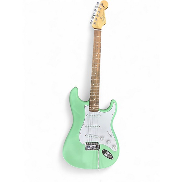 Used Squier Affinity Stratocaster Mint Green Solid Body Electric Guitar
