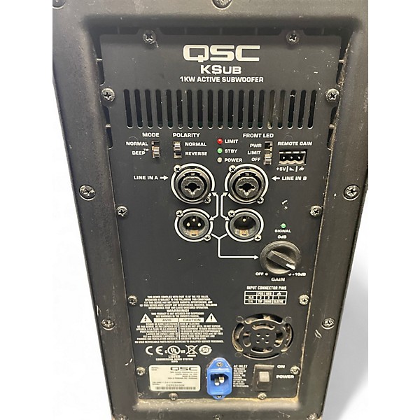 Used QSC KSUB Powered Subwoofer