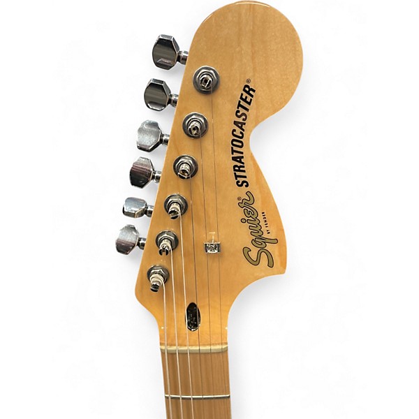 Used Squier Standard Stratocaster Blue Solid Body Electric Guitar