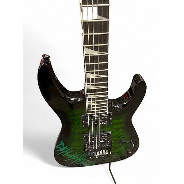 Used Jackson JS32 TRANS GREEN BURST Solid Body Electric Guitar
