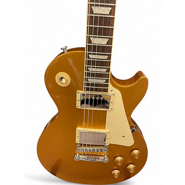 Used Gibson Les Paul Studio Gold Top Solid Body Electric Guitar