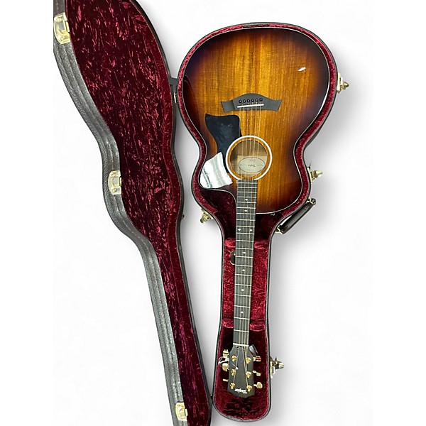 Used Taylor 224CEKDLX Natural Acoustic Electric Guitar
