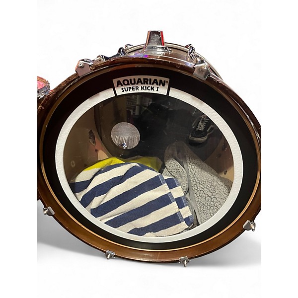 Used Yamaha 3 Piece Stage Custom Tobacco Drum Kit