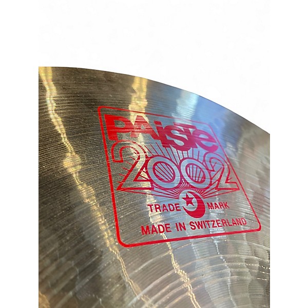 Used Paiste 18in 2002 Medium Crash Cymbal