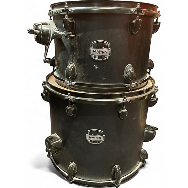 Used Mapex 5 Piece Mars Black Drum Kit