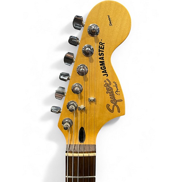 Used Squier Jagmaster 2 Tone Sunburst Solid Body Electric Guitar