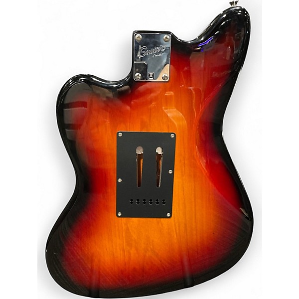 Used Squier Jagmaster 2 Tone Sunburst Solid Body Electric Guitar