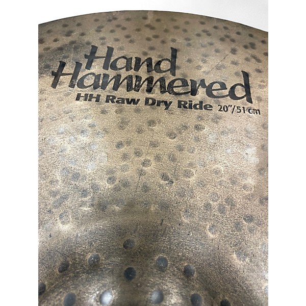 Used SABIAN 20in HH Raw Dry Ride Cymbal