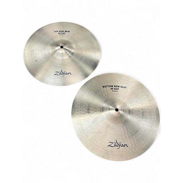 Used Zildjian 14in New Beat Hi Hat Pair Cymbal