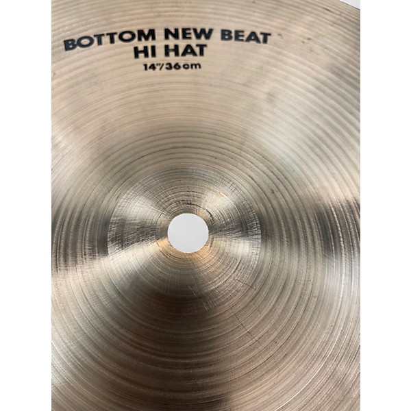 Used Zildjian 14in New Beat Hi Hat Pair Cymbal
