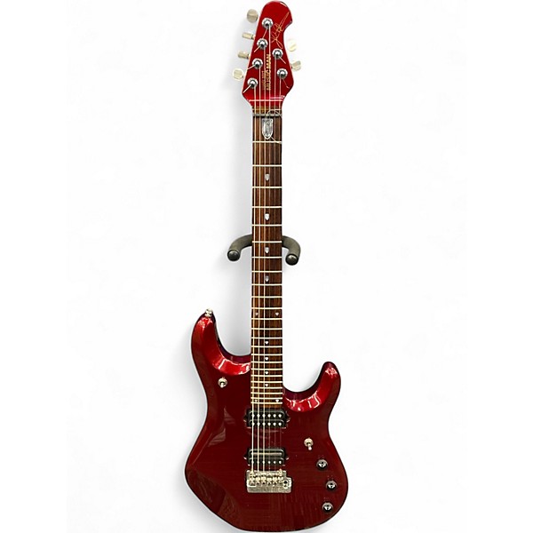 Used Ernie Ball Music Man JP6 John Petrucci Signature Red Solid Body Electric Guitar