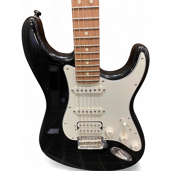 Used Fender Player Stratocaster Black Solid Body Electric Guitar