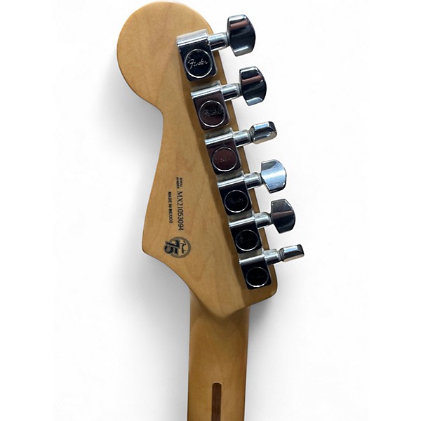 Used Fender Player Stratocaster Black Solid Body Electric Guitar