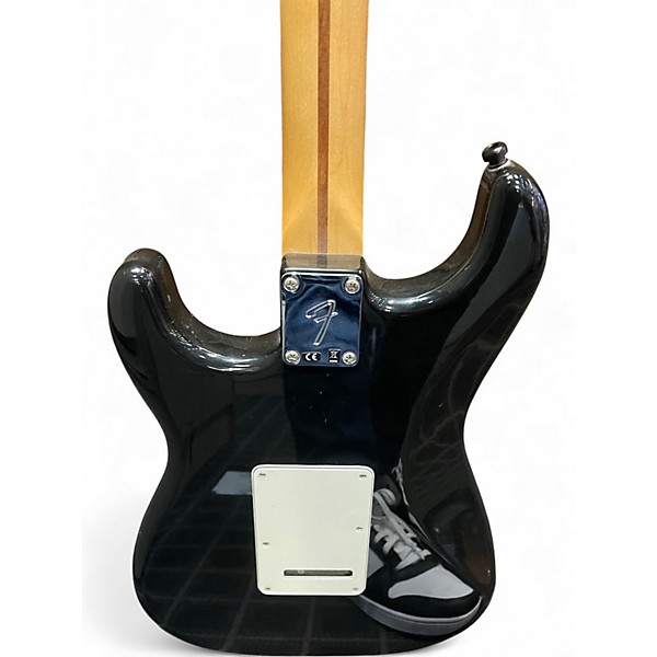 Used Fender Player Stratocaster Black Solid Body Electric Guitar
