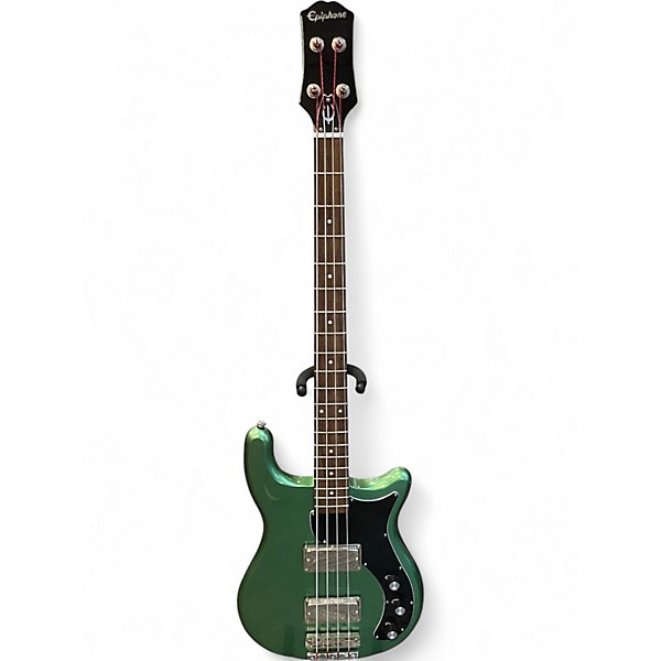 Used Epiphone Embassy Pro WANDERLUST GREEN Electric Bass Guitar