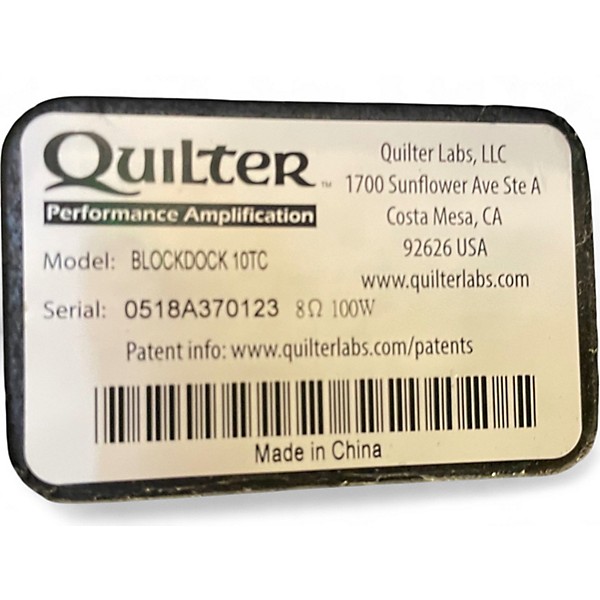 Used Quilter Labs Pro Block 200 with BlockDock 10TC