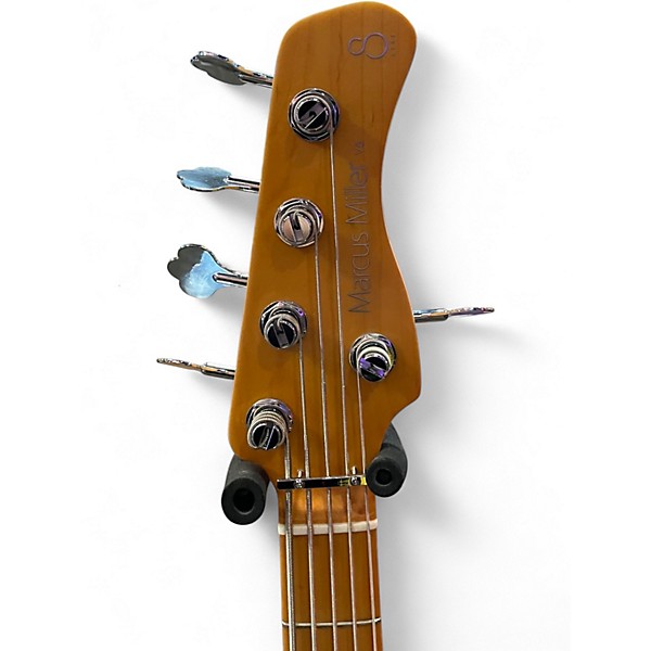 Used Sire MARCUS MILLER V6 SATIN TEAL Electric Bass Guitar