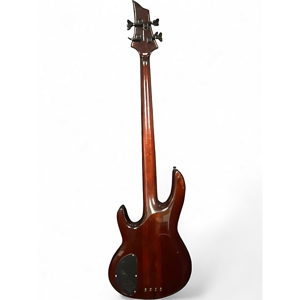 Used Esp Ltd B404 Amber Sunburst Electric Bass Guitar