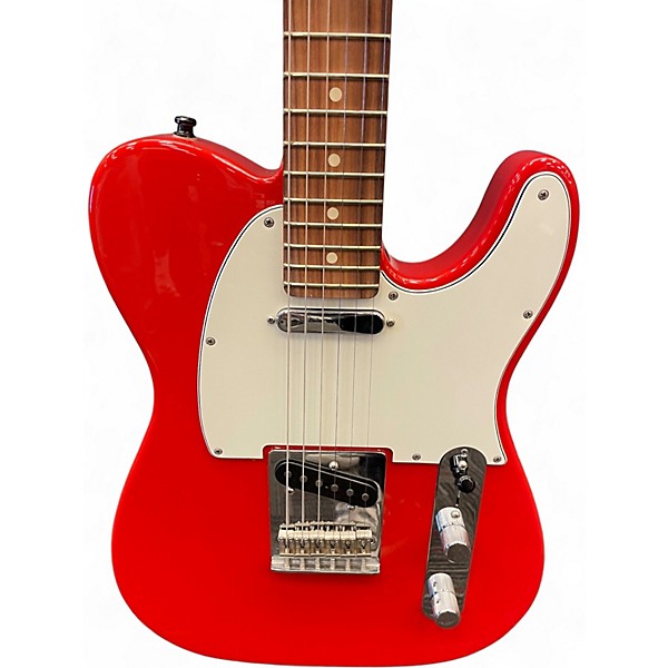 Used Fender Player Telecaster Fiesta Red Solid Body Electric Guitar