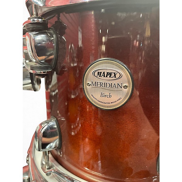 Used Mapex 5 Piece MERIDIAN BIRCH Tobacco Burst Drum Kit