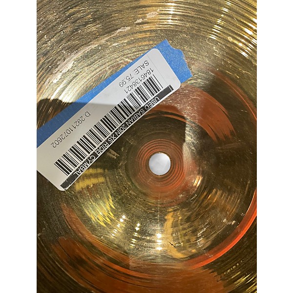 Used SABIAN 20in XS RIDE  Cymbal