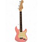 Used Squier Bullet Stratocaster Hardtail Pink Solid Body Electric Guitar thumbnail