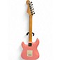 Used Squier Bullet Stratocaster Hardtail Pink Solid Body Electric Guitar