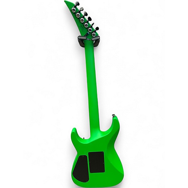 Used Jackson American Series Soloist SL3 Satin Slime Green Solid Body Electric Guitar