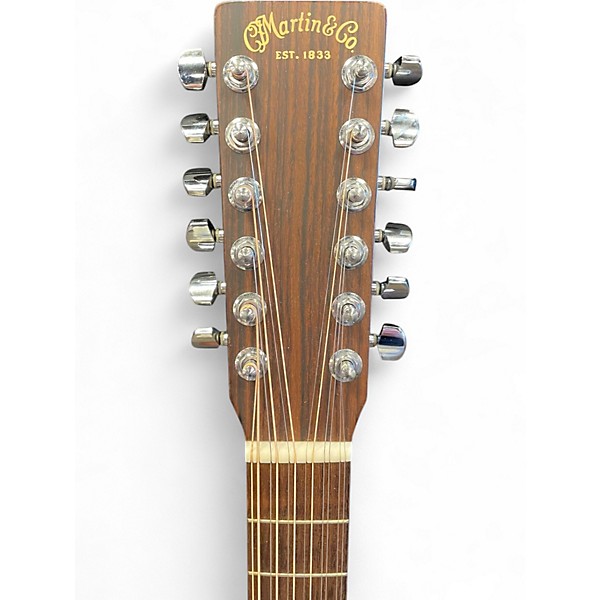 Used Martin DM12 Natural 12 String Acoustic Guitar
