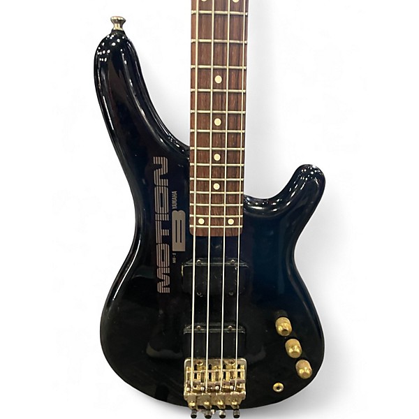 Used Yamaha MOTION B Black Electric Bass Guitar