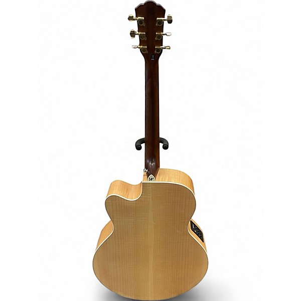 Used Washburn HJ40SCE Natural Acoustic Electric Guitar