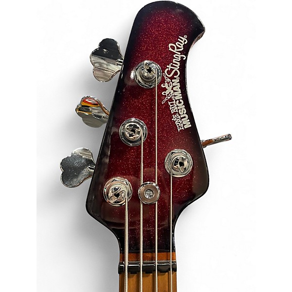 Used 2023 Ernie Ball Music Man StingRay Special H Burnt Apple Electric Bass Guitar