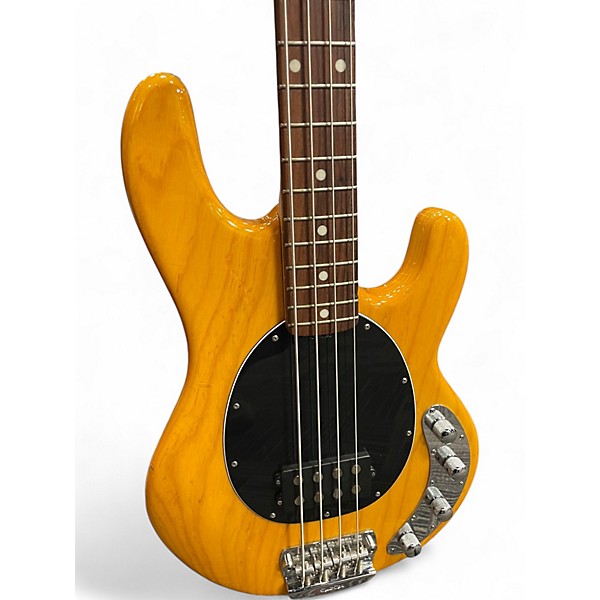 Used 2002 Ernie Ball Music Man Stingray H Translucent Gold Electric Bass Guitar