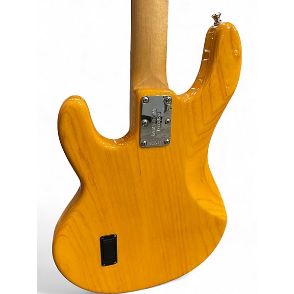 Used 2002 Ernie Ball Music Man Stingray H Translucent Gold Electric Bass Guitar