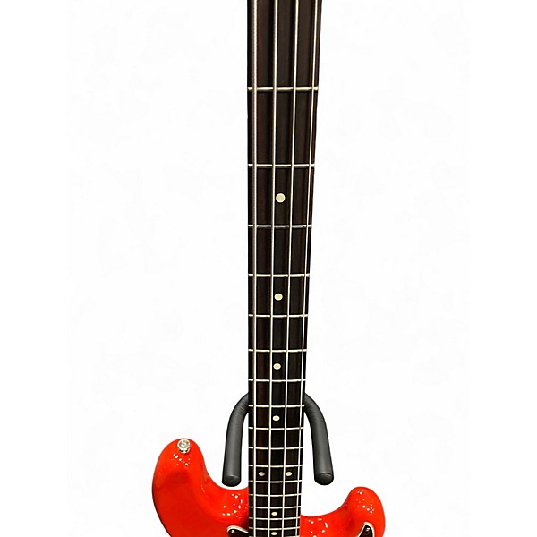 Used Fender Player II P Bass Fiesta Red Electric Bass Guitar