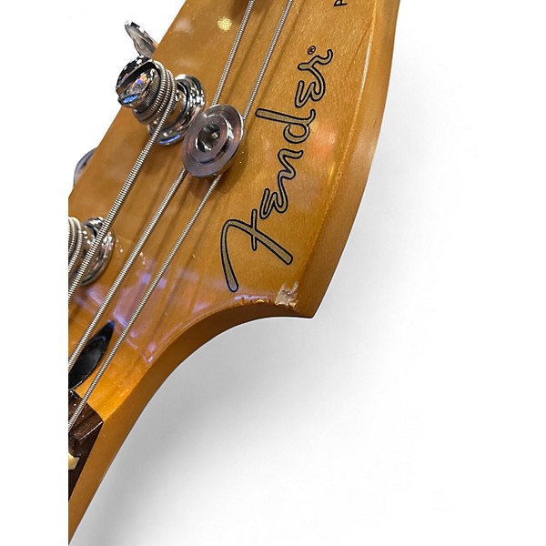 Used Fender Player II P Bass Fiesta Red Electric Bass Guitar