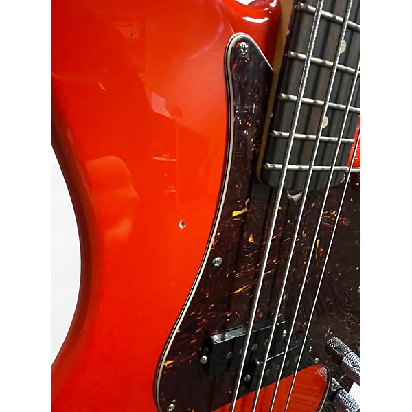 Used Fender Player II P Bass Fiesta Red Electric Bass Guitar