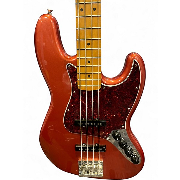 Used Fender Player Plus Active Jazz Bass Candy Apple Red Metallic Electric Bass Guitar