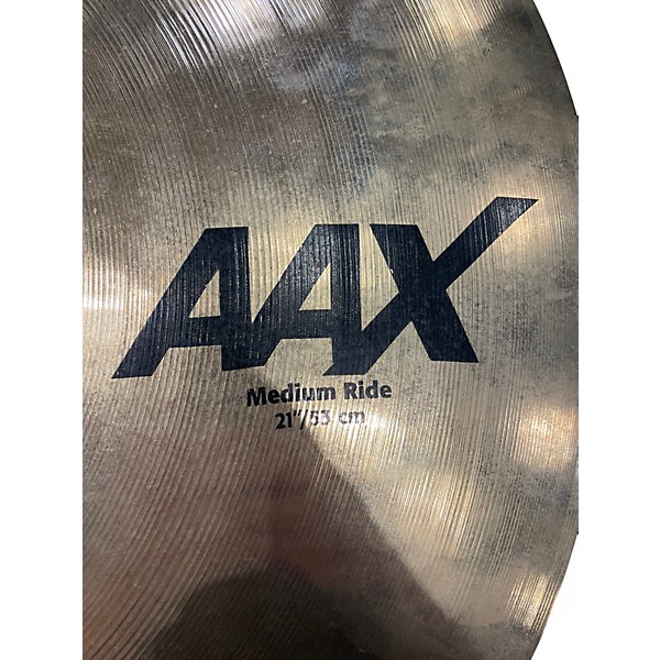 Used SABIAN 21in AAX Medium Ride Cymbal