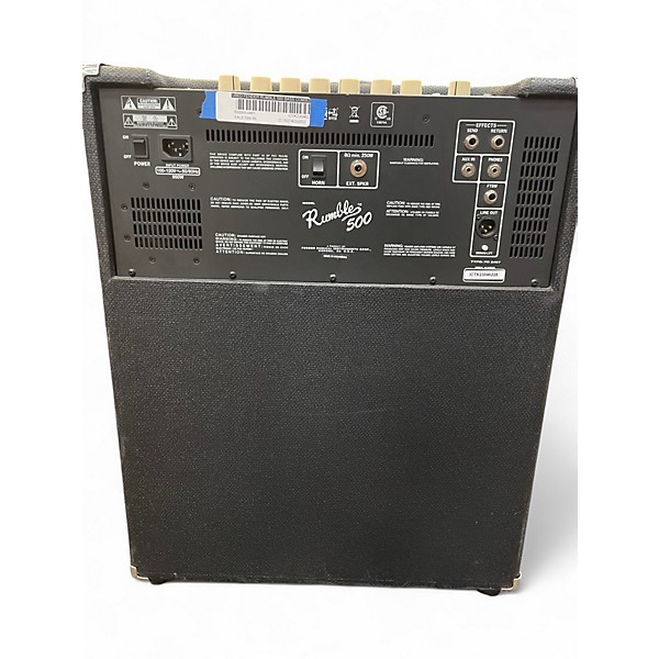 Used Fender RUMBLE 500 Bass Combo Amp