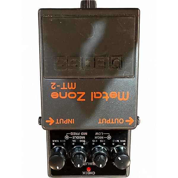 Used BOSS MT2 Metal Zone Distortion Effect Pedal