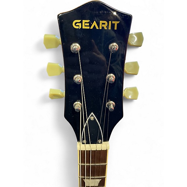 Used Gearit GLP100 Tobacco Burst Solid Body Electric Guitar