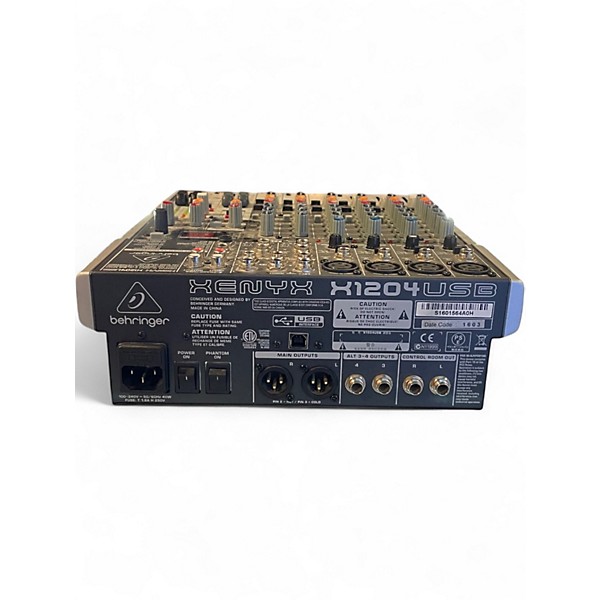 Used Behringer Xenyx X1204USB Unpowered Mixer