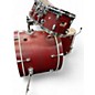 Used Ludwig 5 Piece Backbeat Elite Ruby Grain Drum Kit