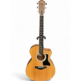 Used Taylor 114CE Natural Acoustic Electric Guitar