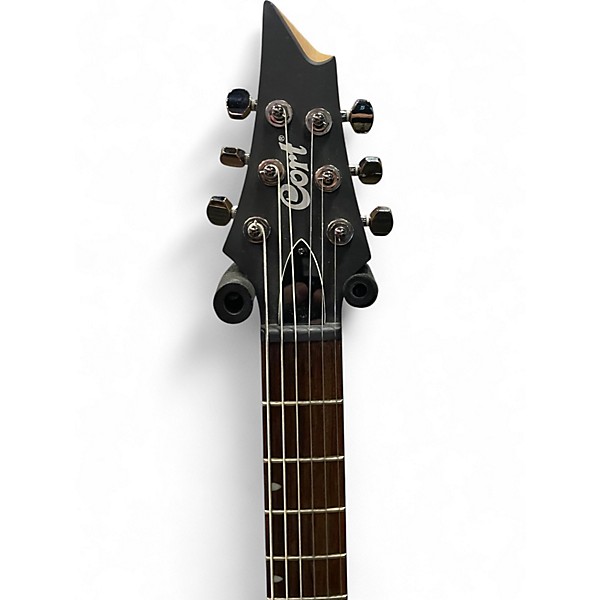 Used Cort KX300 ETCHED BLACK RED Solid Body Electric Guitar