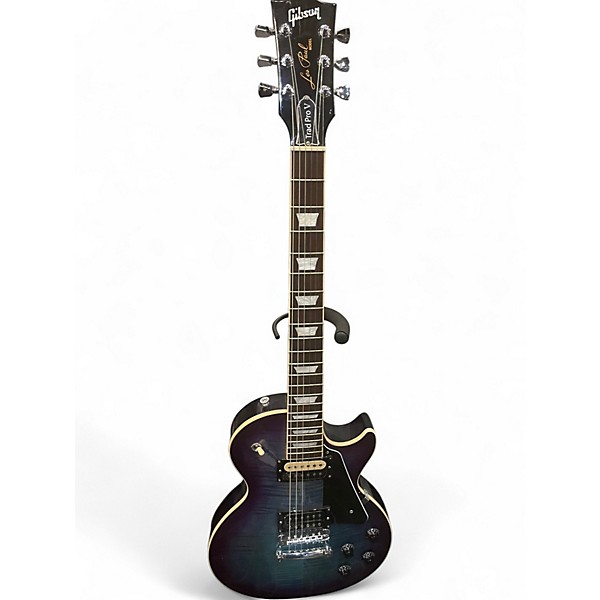 Used Gibson Les Paul Traditional Pro V Flame Top BLUEBERRY BURST Solid Body Electric Guitar