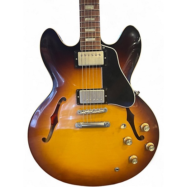 Used Gibson Memphis ES-335TD '63 Block Sunburst Hollow Body Electric Guitar