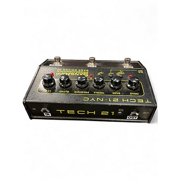 Used Tech 21 Sansamp PBDR Bass Driver DI Bass Effect Pedal