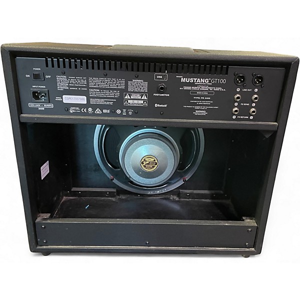 Used Fender Mustang GT 100 100W 1x12 Guitar Combo Amp